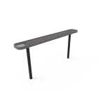 Bench-without-Back-Expanded-Metal-Inground-Mount