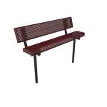 Rolled-Bench-with-Back-Punched-Steel-Inground-Mount