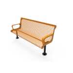 Contoured-Bench-Expanded-Metal-Surface-Mount