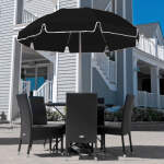 Frankford Catalina Fiberglass 7.5 Foot Wide Octagon Patio Umbrella - Image 1