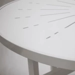 Heavy Duty 42" Aluminum Commercial Patio Table - Punched Top - Image 3