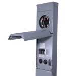 RINGLESS 50-30-20 Metered GFCI RV Pedestal - Direct Bury - R075CP6010 - Image 2