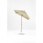 Frankford Monterey 6.5 ft Market Umbrella Fiberglass – Crank Auto Tilt – Square