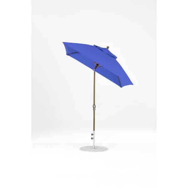 Frankford Monterey 7.5 ft Market Umbrella Fiberglass - Crank Auto Tilt - Square