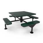 Nexus Square Picnic Table – Punched Steel