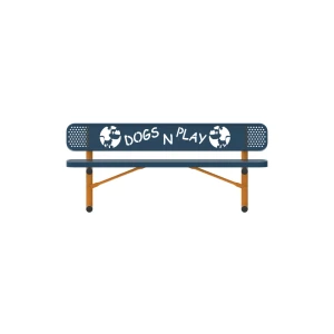 6' Dog Park Bench