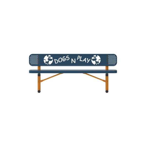6' Dog Park Bench