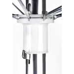 Frankford Lifeguard Umbrella Aluminum 6.5 Foot Wide Hexagon Manual Tilt Umbrella