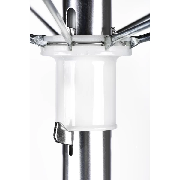Frankford Lifeguard Umbrella Aluminum 6.5 Foot Wide Hexagon Manual Tilt Umbrella