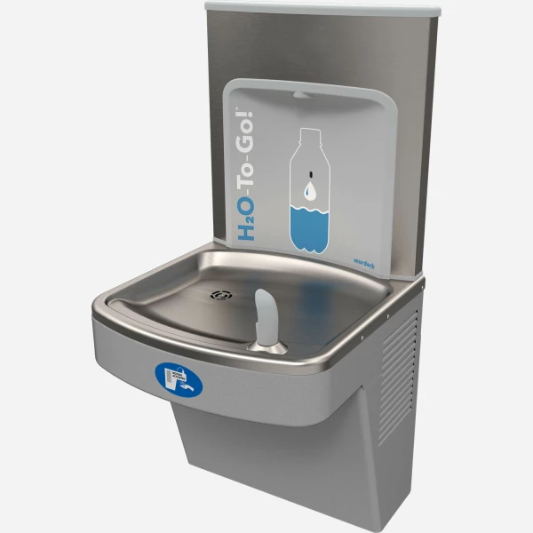 Wall Mount Sensored Water Cooler with H2O to go!  Sensor Activated Bottle Filler - A171.8-UG-SOC-BF12