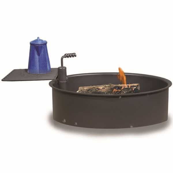 Fire Ring 32 Inch With Swivel Grate 