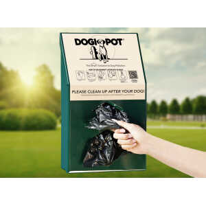 Aluminum DOGIPOT Junior Bag Dispenser (#1002-2)