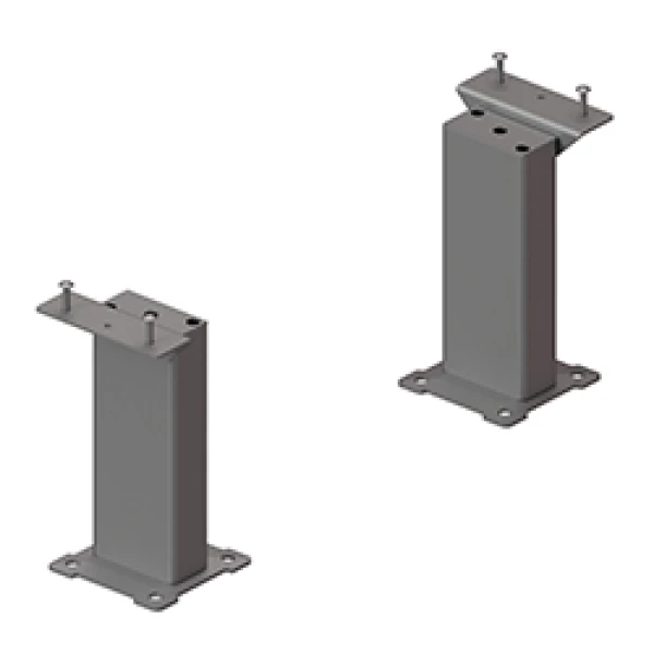 Traditional Bench Without back - Pedestal Mount - Frame Kit