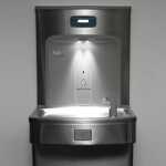 Wall Mount Push Button Water Cooler with H2O to go!  Sensor Activated Bottle Filler – A171.8-UG-BF12