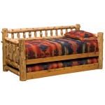 Fireside Cedar Daybed – Natural Cedar – With Trundle