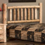 Cedar Log DOUBLE Headboard Only