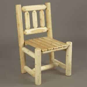 Cedar Log Standard Dining Chair