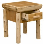 Fireside Cedar One Drawer Nightstand – Natural Cedar
