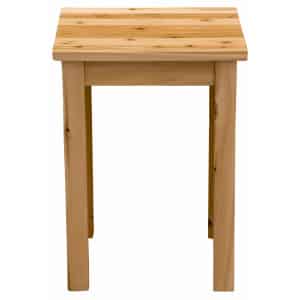 Fireside Cedar Simplified Open Nightstand