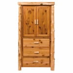 Fireside Cedar Armoire Three Drawer