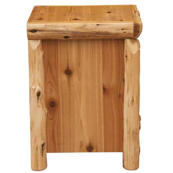 Fireside Cedar Enclosed Nightstand - Rustic Furniture - Outdoorsiness.com Fireside Cedar Enclosed Nightstand - Rustic Furniture