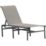 Deville Sling Traditional Chaise Lounge - 16 in Height