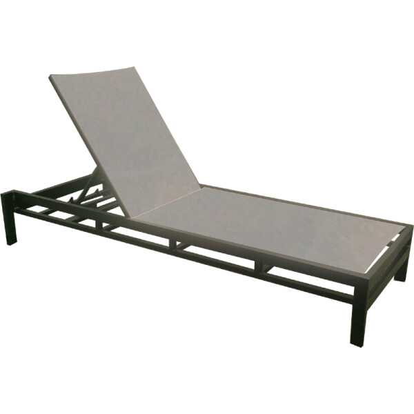 Deville Sling Chaise Lounge - 13 in Height