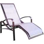 Eclipse Sling Chaise Reclining Lounge Chair – 15 in Height