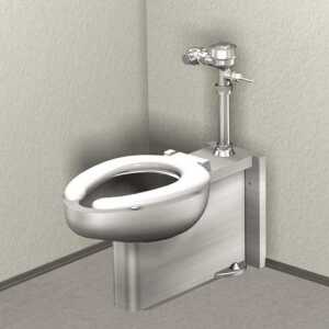 Floor Mount Toilet - Stainless