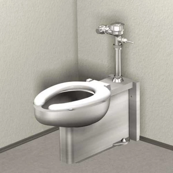 Floor Mount Toilet - Stainless - Outdoorsiness.com Floor Mount Toilet - Stainless