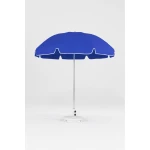 Frankford Laurel Steel Silver Anodized 7.5 Foot Wide Octagon Manual Lift Umbrella -NO TILT