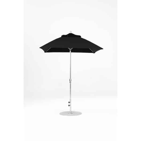 Frankford Monterey 6.5 ft Market Umbrella Fiberglass -  NO Tilt - Square - Pulley Lift