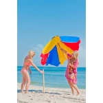 Frankford Shade Star Ash Wood 6.5' Foot Hexagon Beach Umbrella