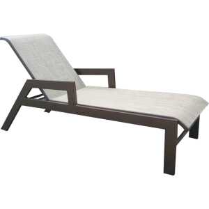 Hurricane Sling Chaise Lounge With Armrests