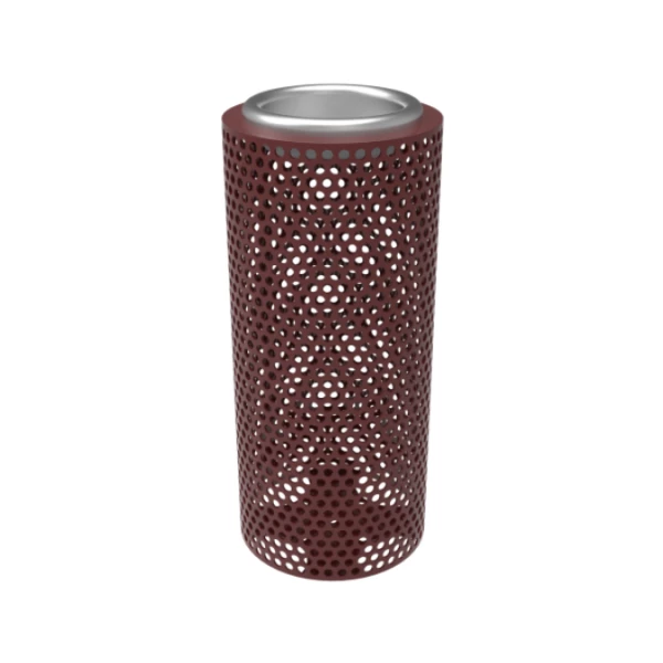 Punched Steel Ashtray Pylon