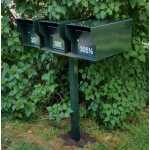 Three Security Mailbox And Post – M1-LT