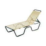 Windward Design Group Neptune Strap Armless Chaise Lounge - 16"