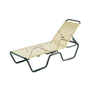 Windward Design Group Neptune Strap Armless Chaise Lounge - 16"