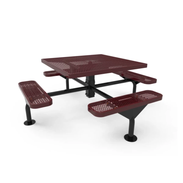 Nexus Square Table - Expanded Metal