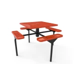 Nexus Square Table - Expanded Metal