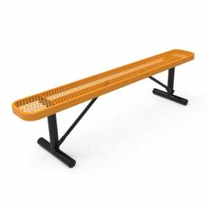 Rectangular Bench Without Back - Expanded Metal