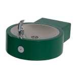 Round Stainless Steel Wall Mounted Drinking Fountain