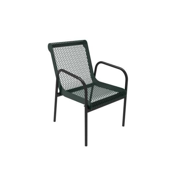 Expanded Metal Stacking Cafe Chair