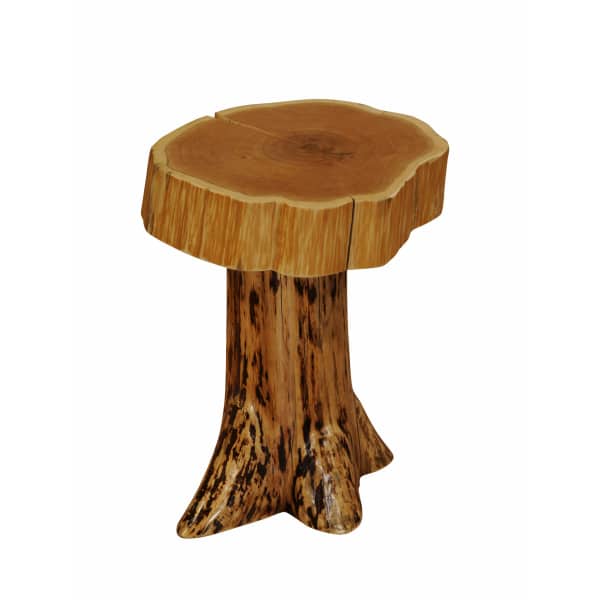 Fireside Stump Cedar Open Nightstand - Natural Cedar