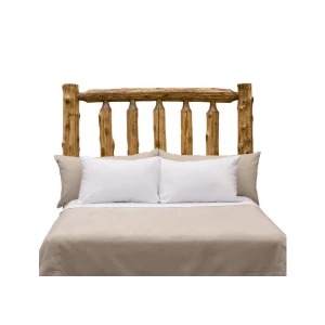 Fireside Traditional Cedar King Log Headboard - Natural Cedar