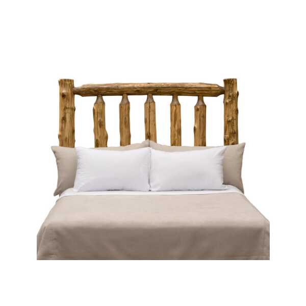 Fireside Traditional Cedar King Log Headboard - Natural Cedar - Outdoorsiness.com Fireside Traditional Cedar King Log Headboard - Natural Cedar