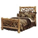 Fireside Twig Bed – King – Natural Cedar