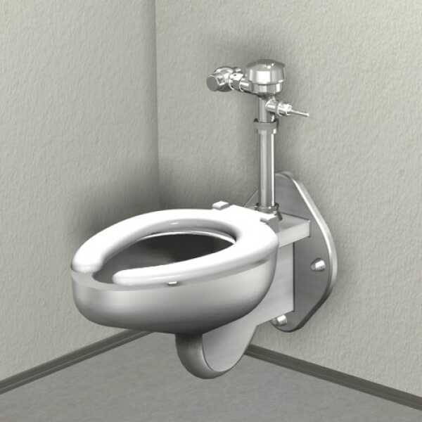 Wall Hung Toilet with Plastic Seat