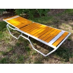 Vinyl Wide Strap Chaise Lounge – 16 in Height