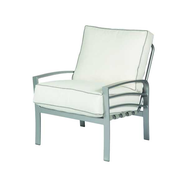 Windward Design Group Skyway Deep Seating Aluminum Cushion Lounge Chair